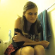 An attractive girl is secretly recorded taking a shit and a piss while sitting on a toilet. Facial expressions are clearly seen from this nice angle with audible pooping sounds. Over 3.5 minutes.